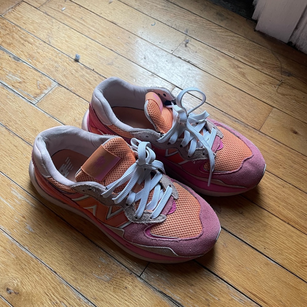 Pink & Orange New Balance Sneakers
